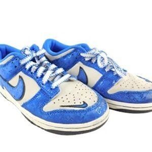 RARE Nike Dunk Low Jackie Robinson 75th Anniversary Blue White DV2122-400 4.5Y